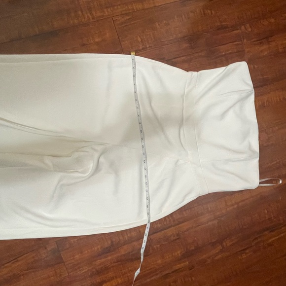 CONVERTIBLE STRAPLESS SPLIT-LEG JUMPSUIT - Picture 10 of 12